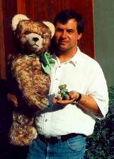 Martin Hermann with Bear